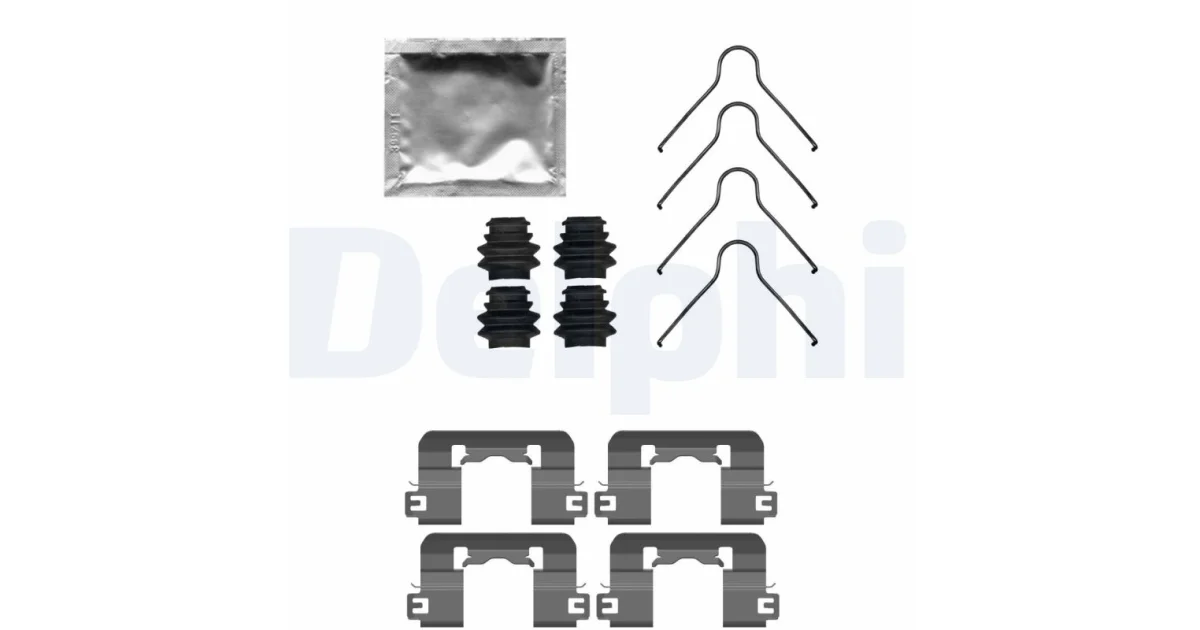 DELPHI LX0741, Комплектующие, колодки дискового тормоза