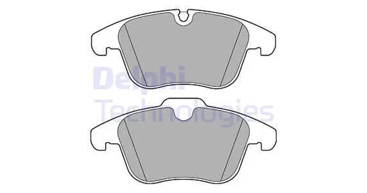 DELPHI LP3180, Комплект тормозных колодок, дисковый тормоз