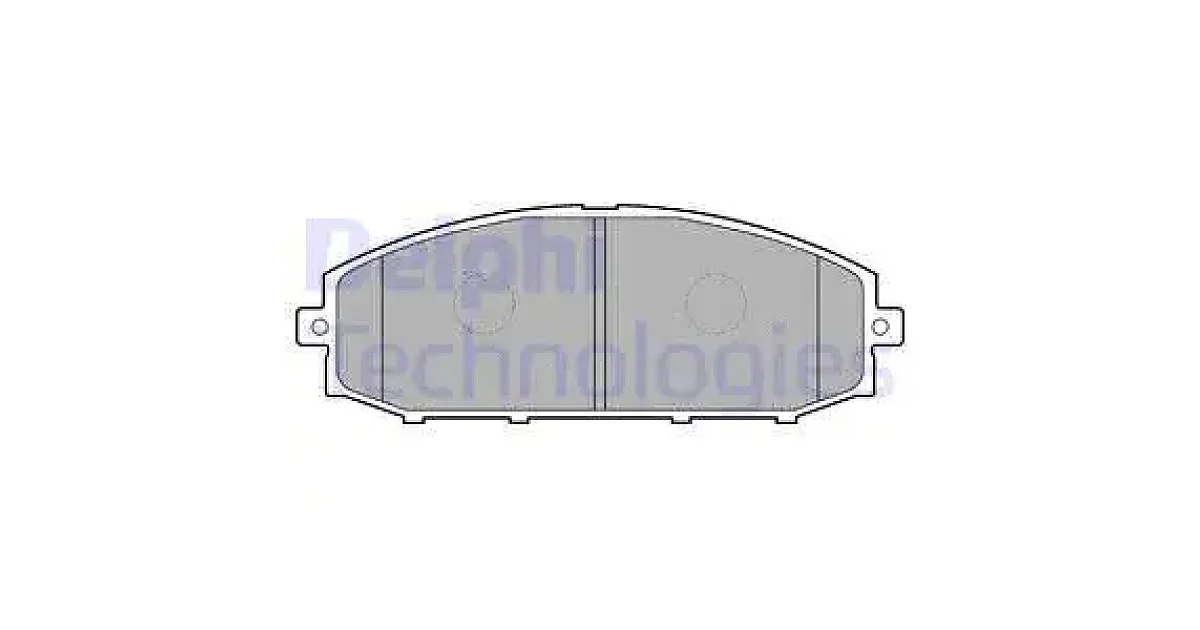 DELPHI LP1305, Комплект тормозных колодок, дисковый тормоз