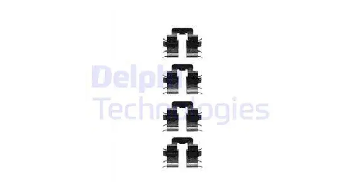 DELPHI LX0345, Комплектующие, колодки дискового тормоза