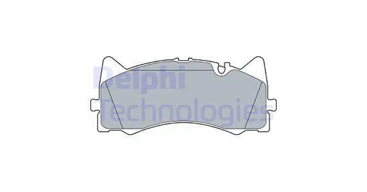 DELPHI LP3527, Комплект тормозных колодок, дисковый тормоз