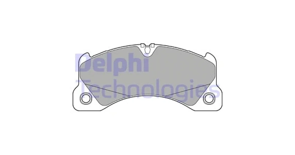 DELPHI LP3593, Комплект тормозных колодок, дисковый тормоз