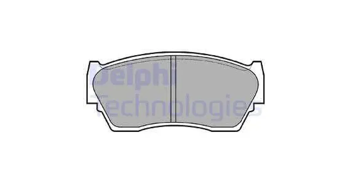 DELPHI LP783, Комплект тормозных колодок, дисковый тормоз