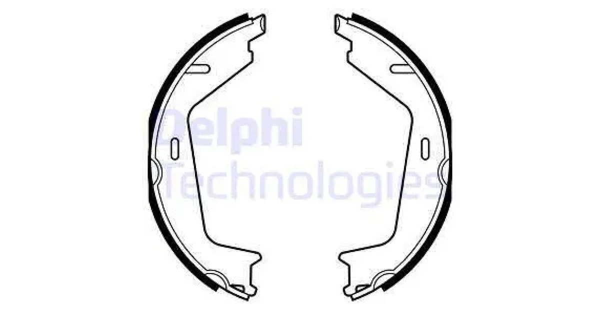 DELPHI LS2144, Комплект тормозных колодок