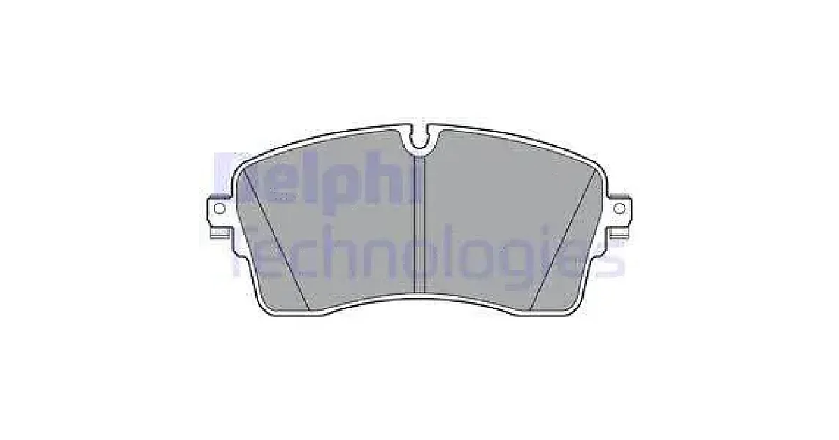 DELPHI LP3395, Комплект тормозных колодок, дисковый тормоз