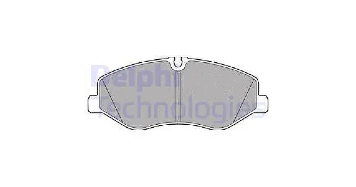 DELPHI LP3138, Комплект тормозных колодок, дисковый тормоз