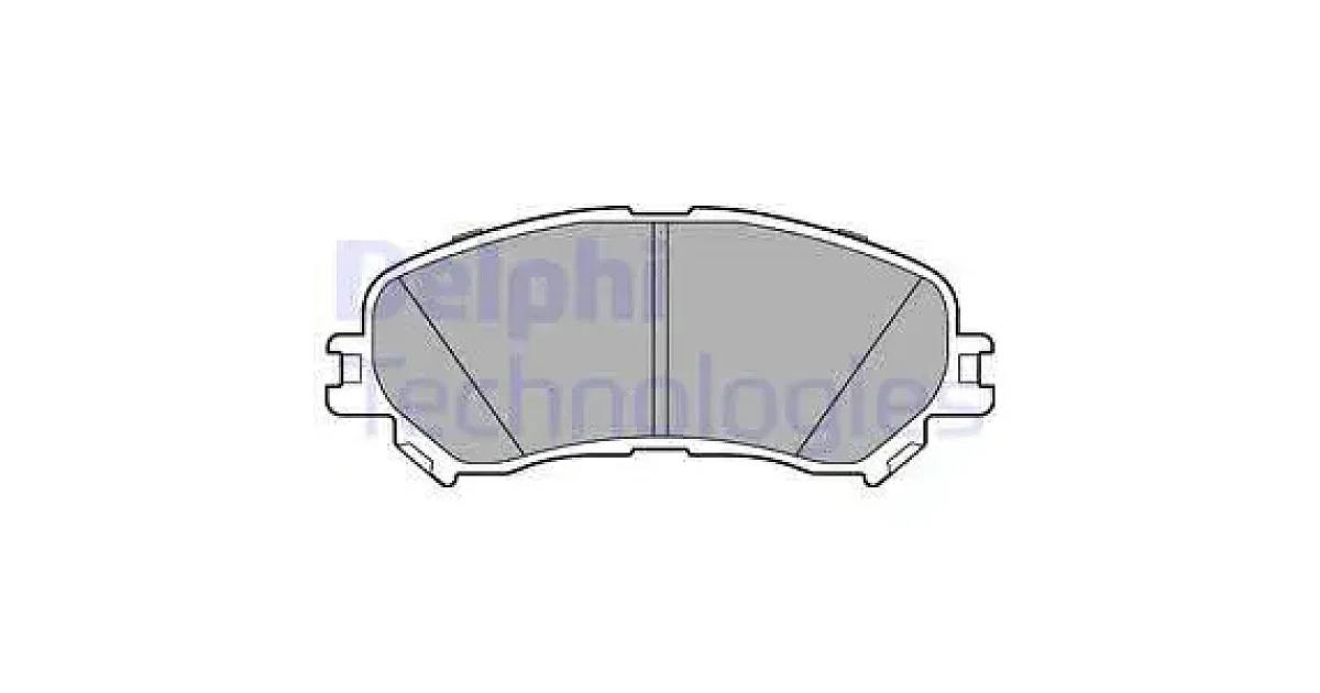 DELPHI LP3275, Комплект тормозных колодок, дисковый тормоз