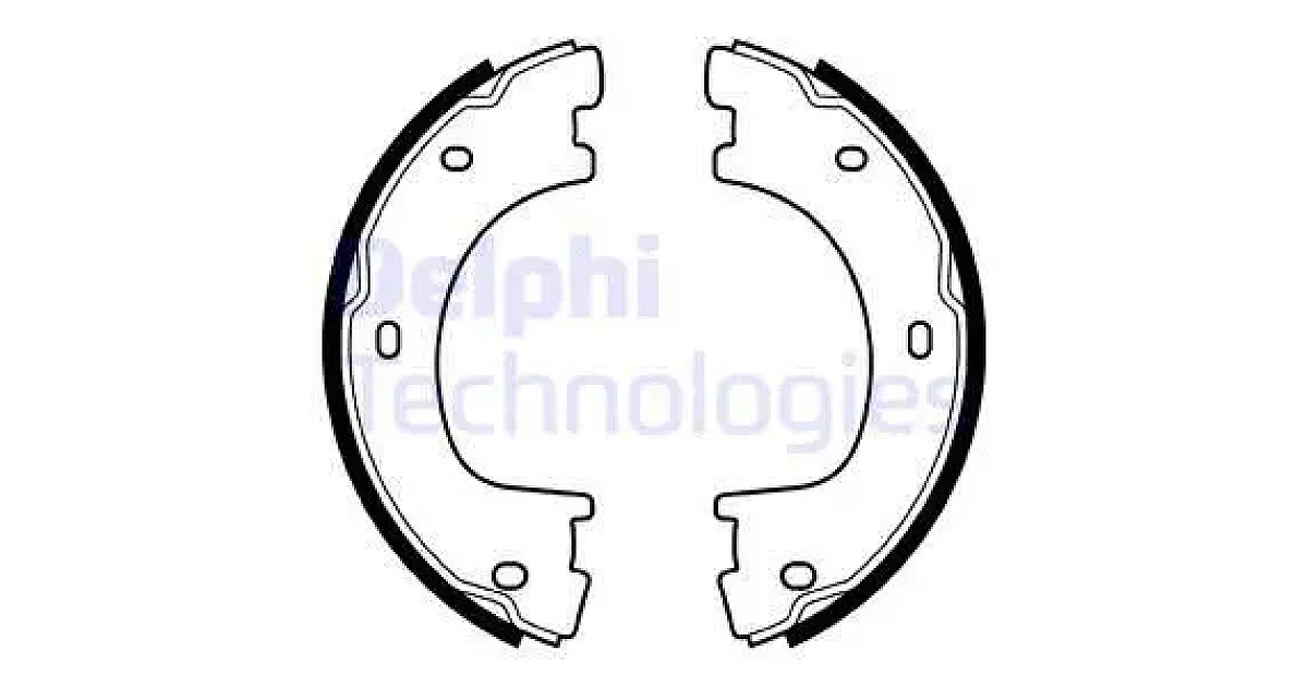 DELPHI LS2054, Комплект тормозных колодок