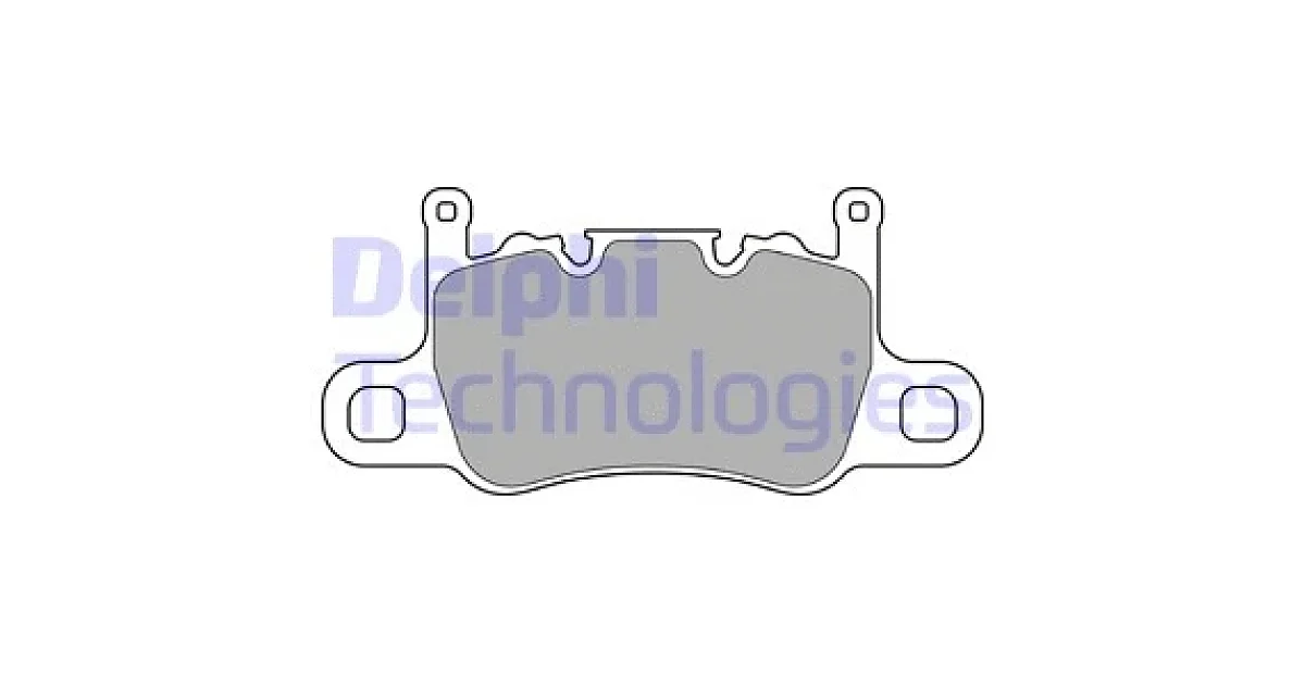 DELPHI LP3585, Комплект тормозных колодок, дисковый тормоз
