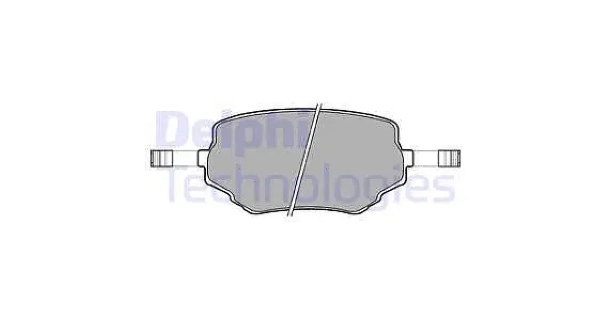 DELPHI LP1015, Комплект тормозных колодок, дисковый тормоз