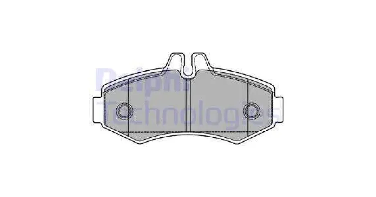 DELPHI LP1425, Комплект тормозных колодок, дисковый тормоз