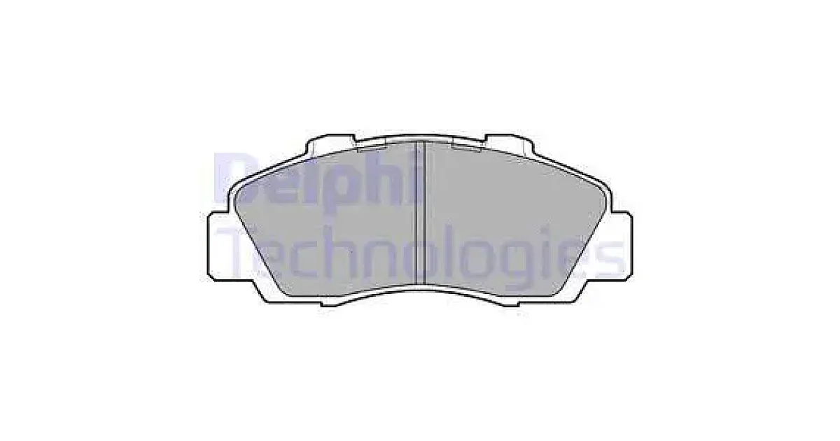 DELPHI LP872, Комплект тормозных колодок, дисковый тормоз