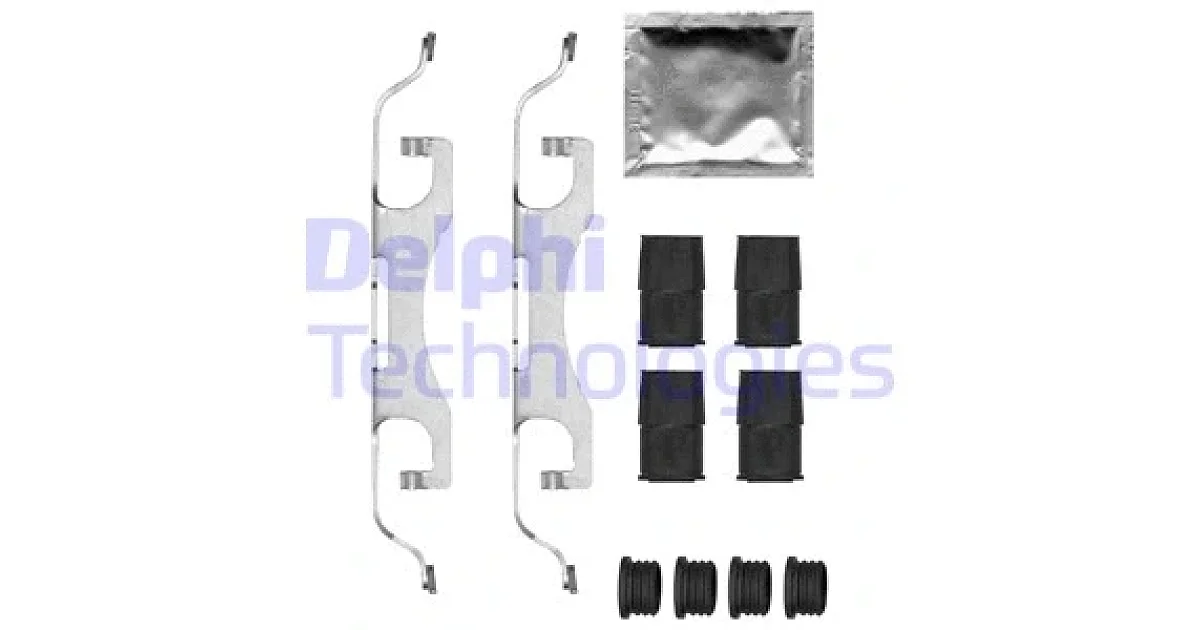 DELPHI LX0698, Комплектующие, колодки дискового тормоза