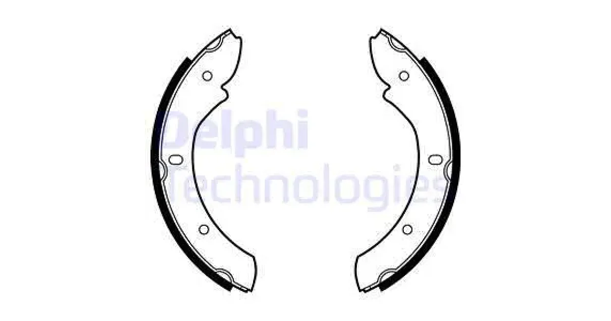 DELPHI LS1866, Комплект тормозных колодок