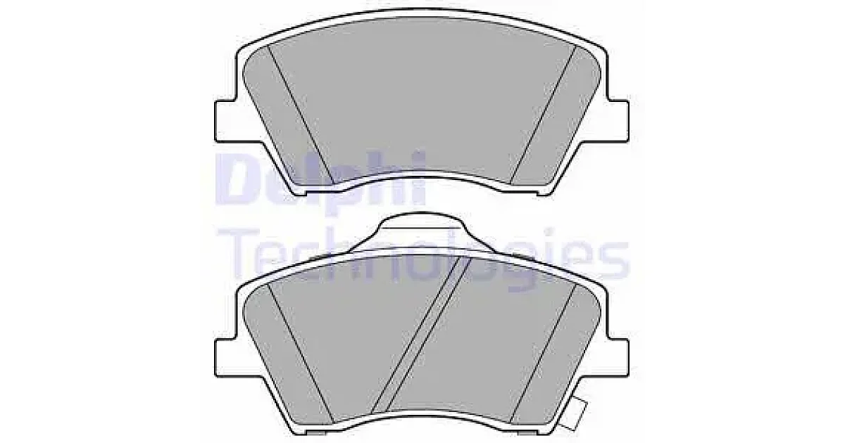 DELPHI LP3264, Комплект тормозных колодок, дисковый тормоз