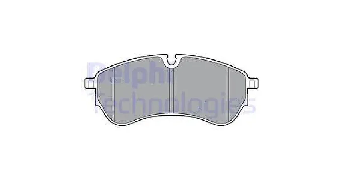 DELPHI LP3410, Комплект тормозных колодок, дисковый тормоз