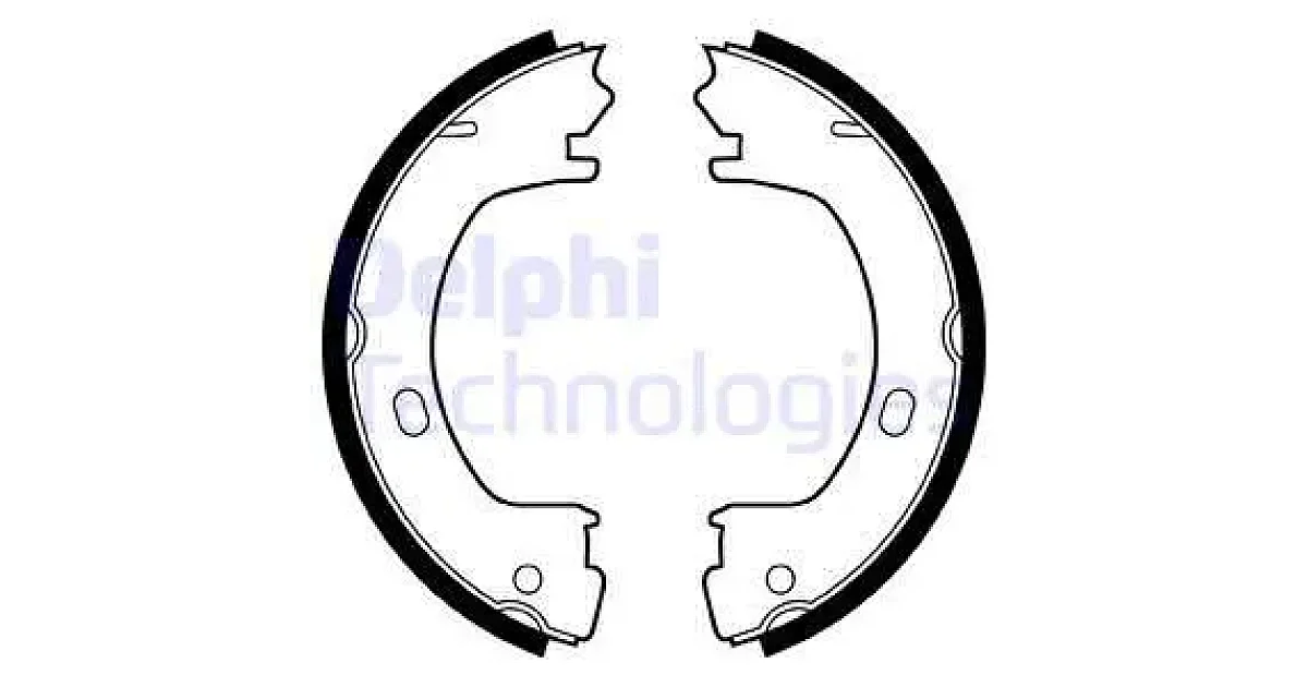 DELPHI LS1960, Комплект тормозных колодок