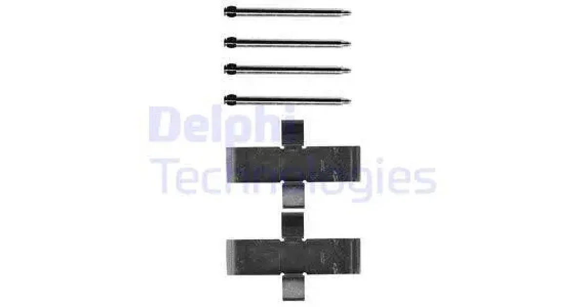 DELPHI LX0107, Комплектующие, колодки дискового тормоза