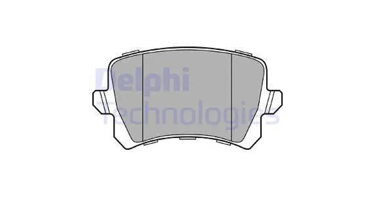 DELPHI LP3247, Комплект тормозных колодок, дисковый тормоз