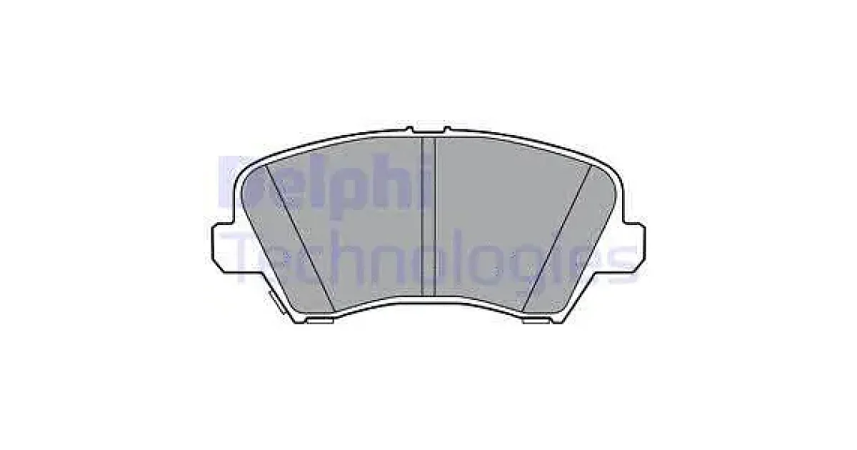 DELPHI LP3361, Комплект тормозных колодок, дисковый тормоз