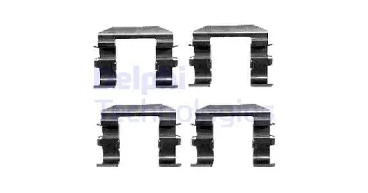 DELPHI LX0417, Комплектующие, колодки дискового тормоза