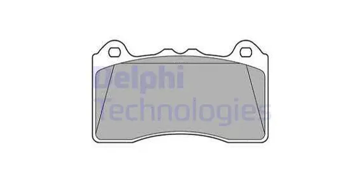 DELPHI LP3436, Комплект тормозных колодок, дисковый тормоз