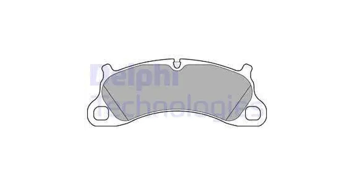 DELPHI LP3179, Комплект тормозных колодок, дисковый тормоз