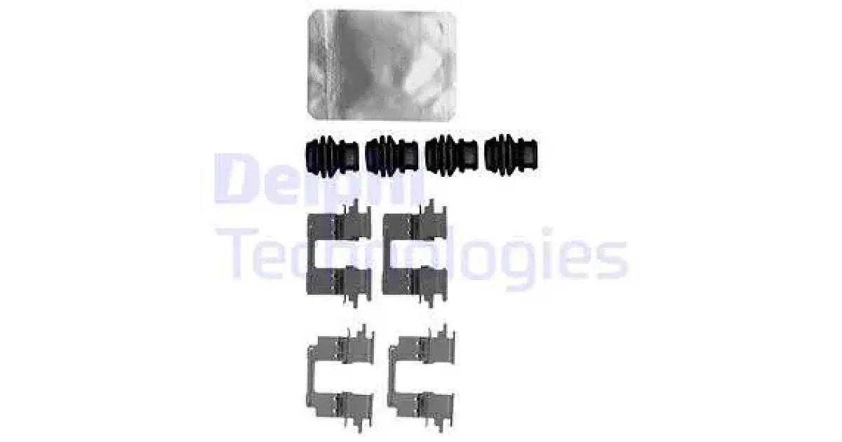 DELPHI LX0624, Комплектующие, колодки дискового тормоза