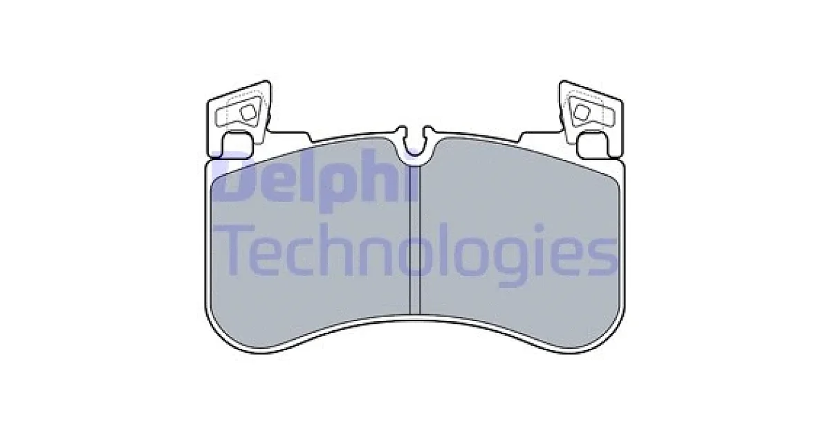 DELPHI LP3540, Комплект тормозных колодок, дисковый тормоз