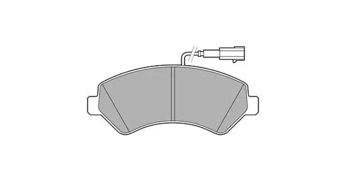 DELPHI LP3623, Комплект тормозных колодок, дисковый тормоз