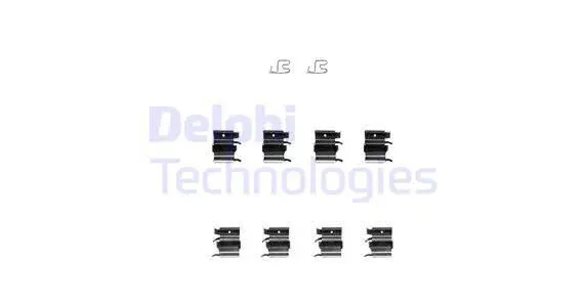 DELPHI LX0366, Комплектующие, колодки дискового тормоза