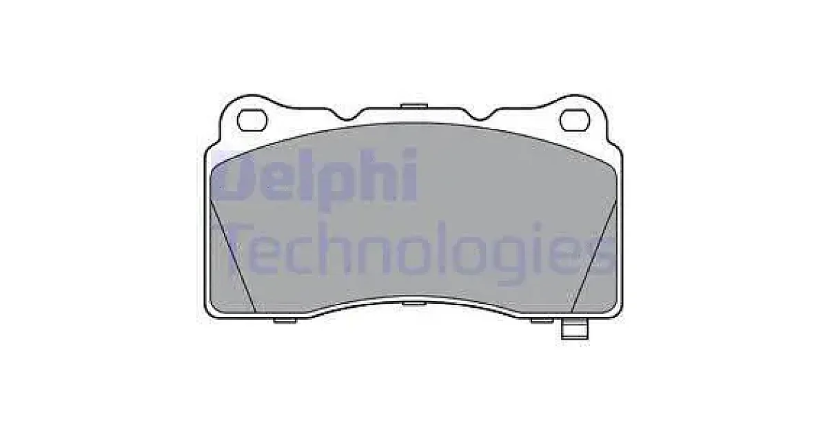 DELPHI LP3362, Комплект тормозных колодок, дисковый тормоз