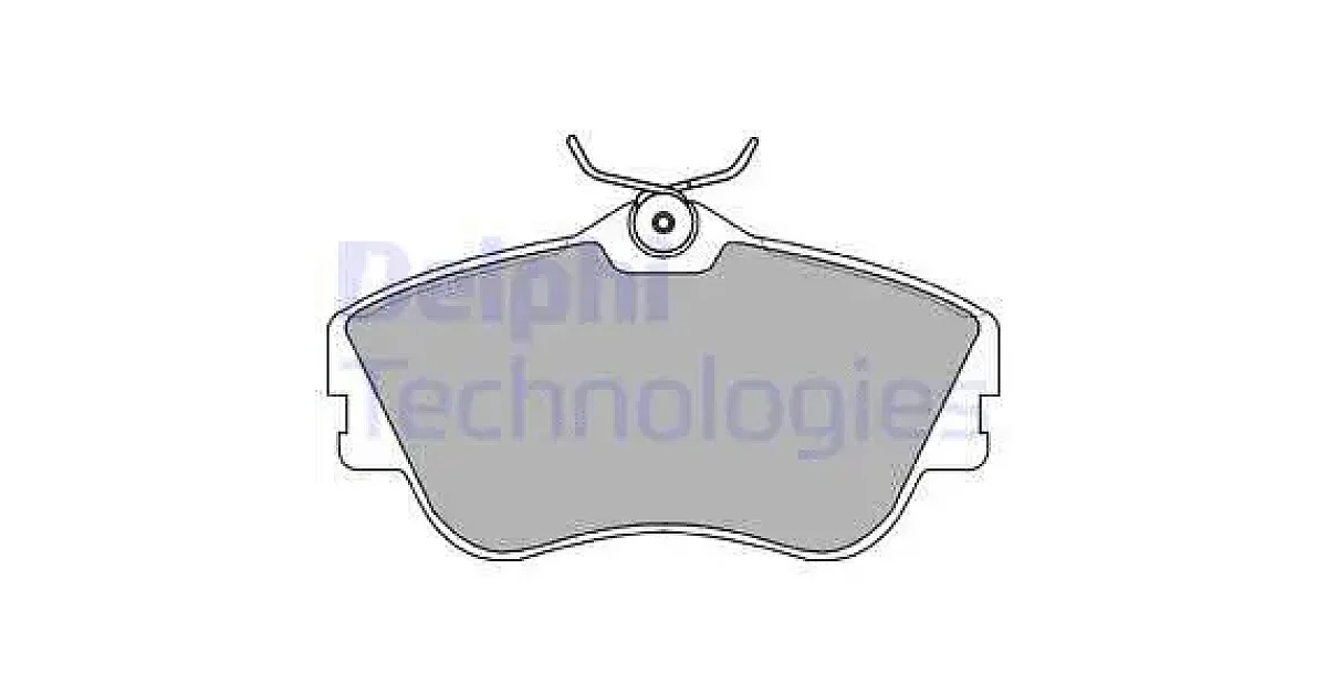 DELPHI LP918, Комплект тормозных колодок, дисковый тормоз