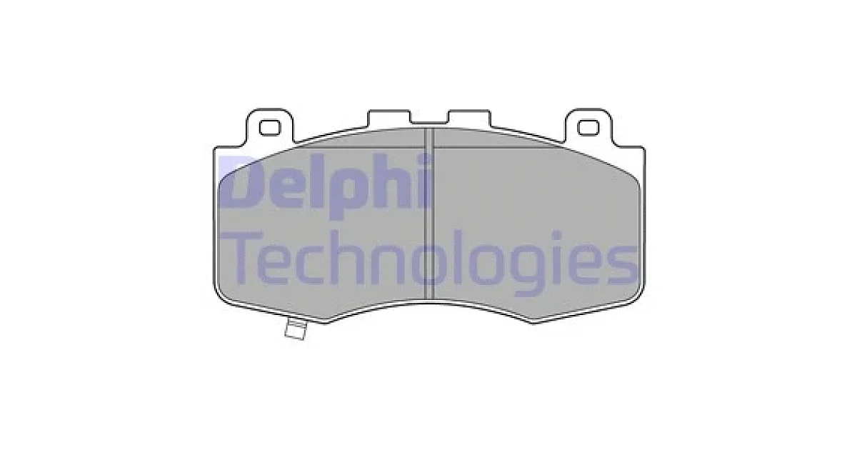DELPHI LP3631, Комплект тормозных колодок, дисковый тормоз
