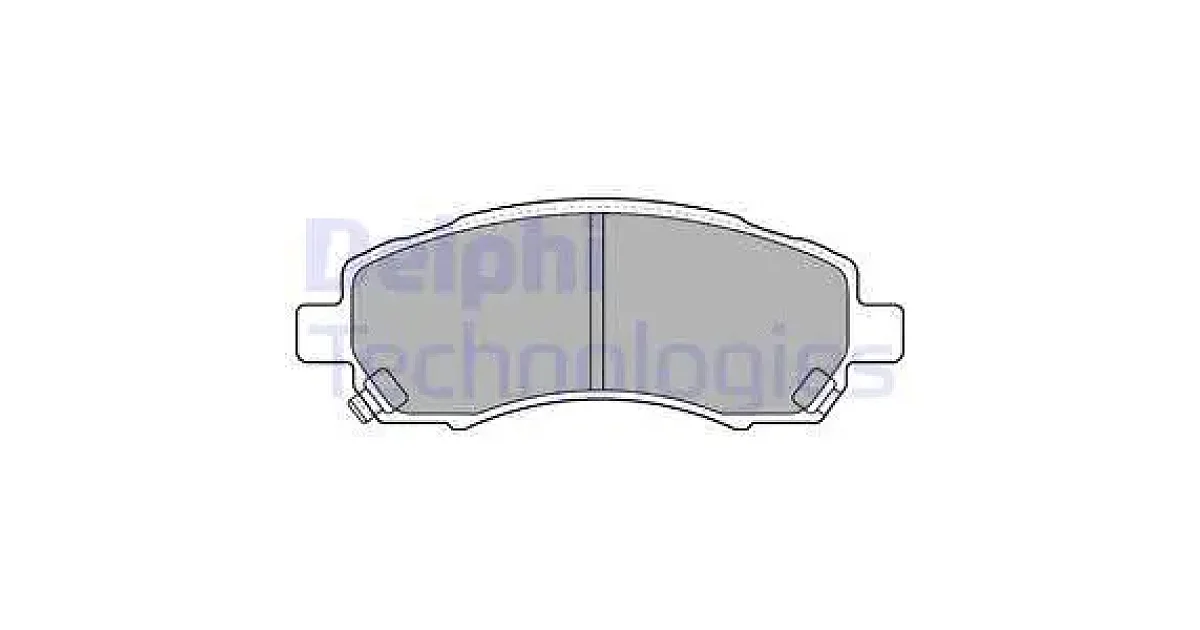 DELPHI LP1545, Комплект тормозных колодок, дисковый тормоз