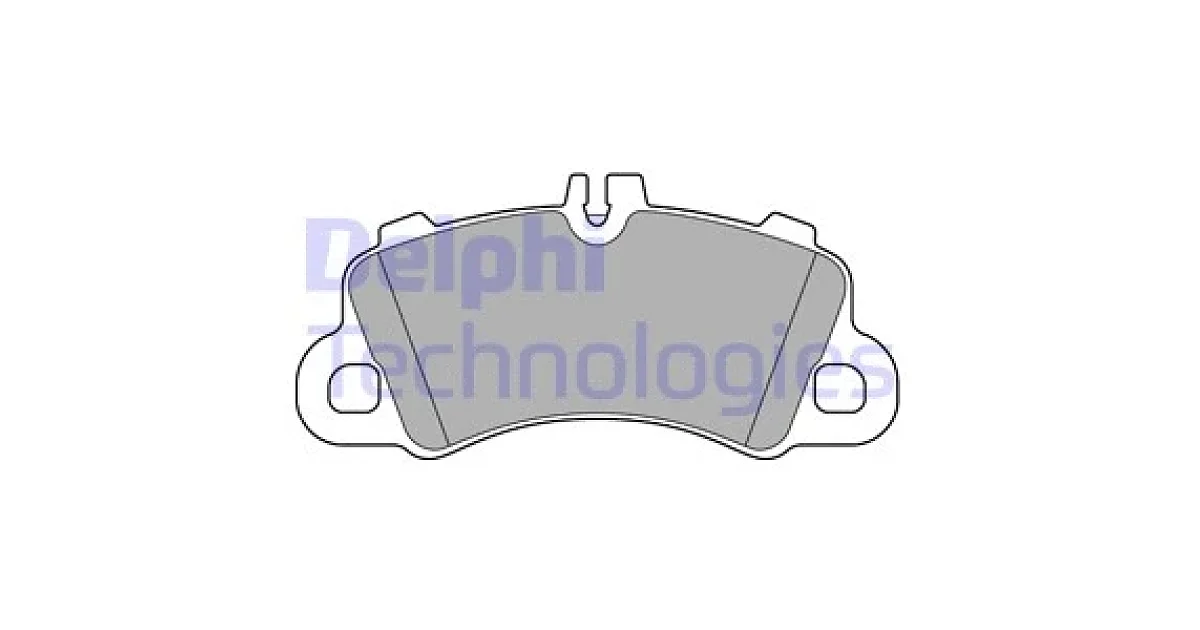 DELPHI LP3639, Комплект тормозных колодок, дисковый тормоз