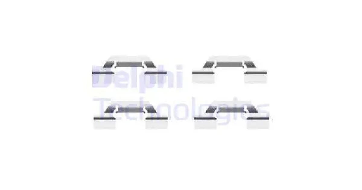 DELPHI LX0438, Комплектующие, колодки дискового тормоза