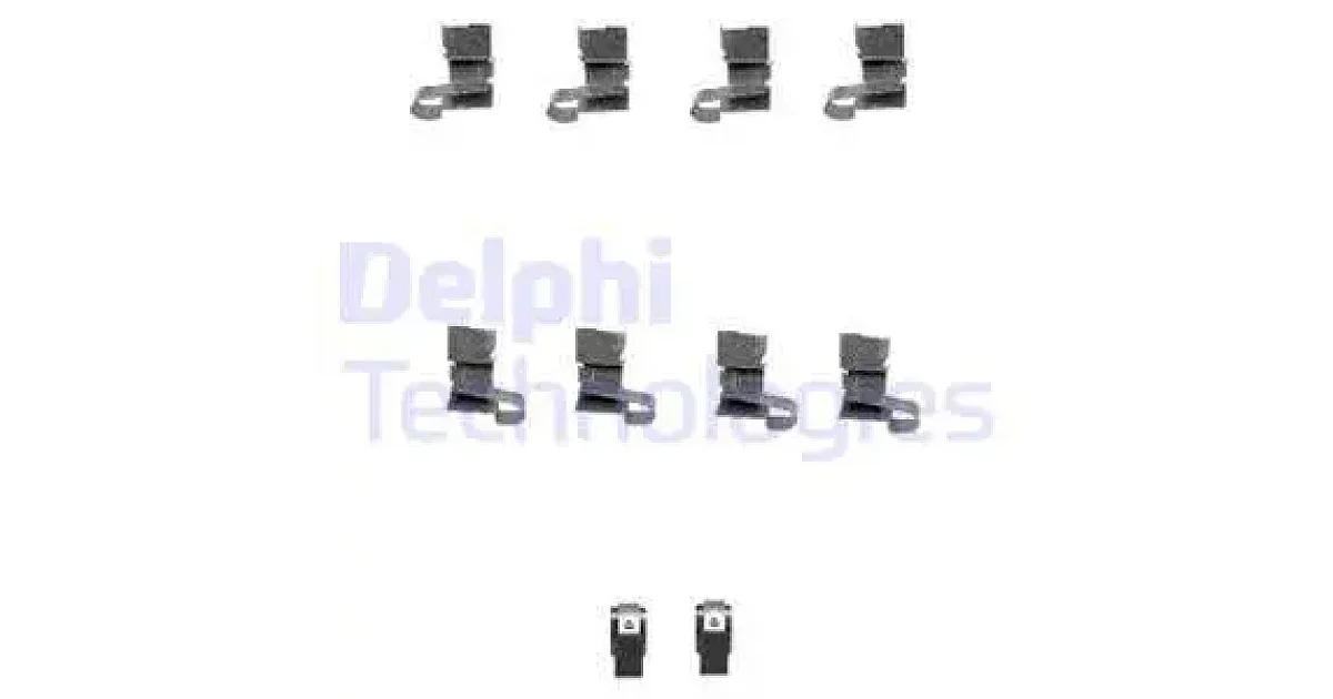 DELPHI LX0432, Комплектующие, колодки дискового тормоза