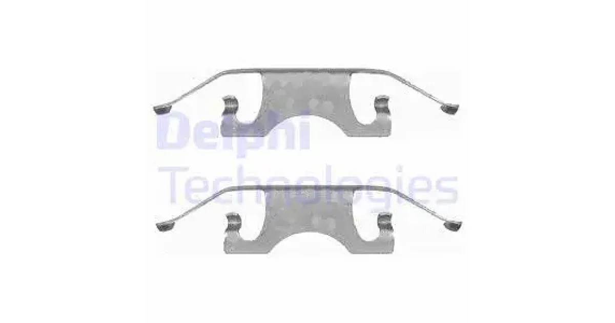 DELPHI LX0396, Комплектующие, колодки дискового тормоза