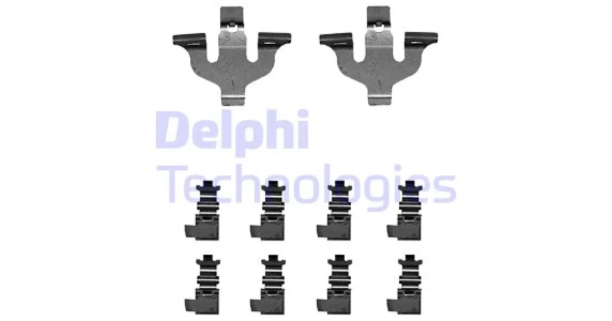 DELPHI LX0714, Комплектующие, колодки дискового тормоза