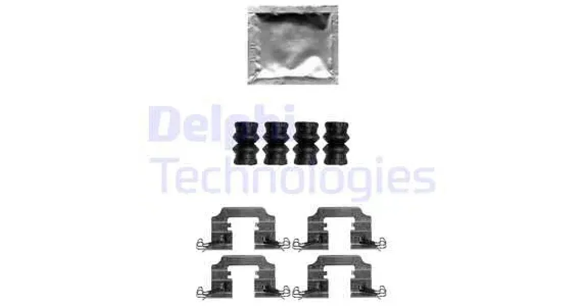 DELPHI LX0650, Комплектующие, колодки дискового тормоза