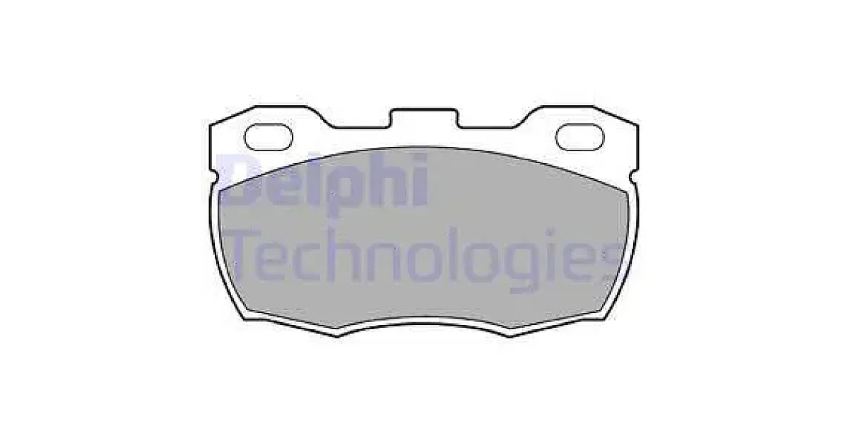DELPHI LP506, Комплект тормозных колодок, дисковый тормоз