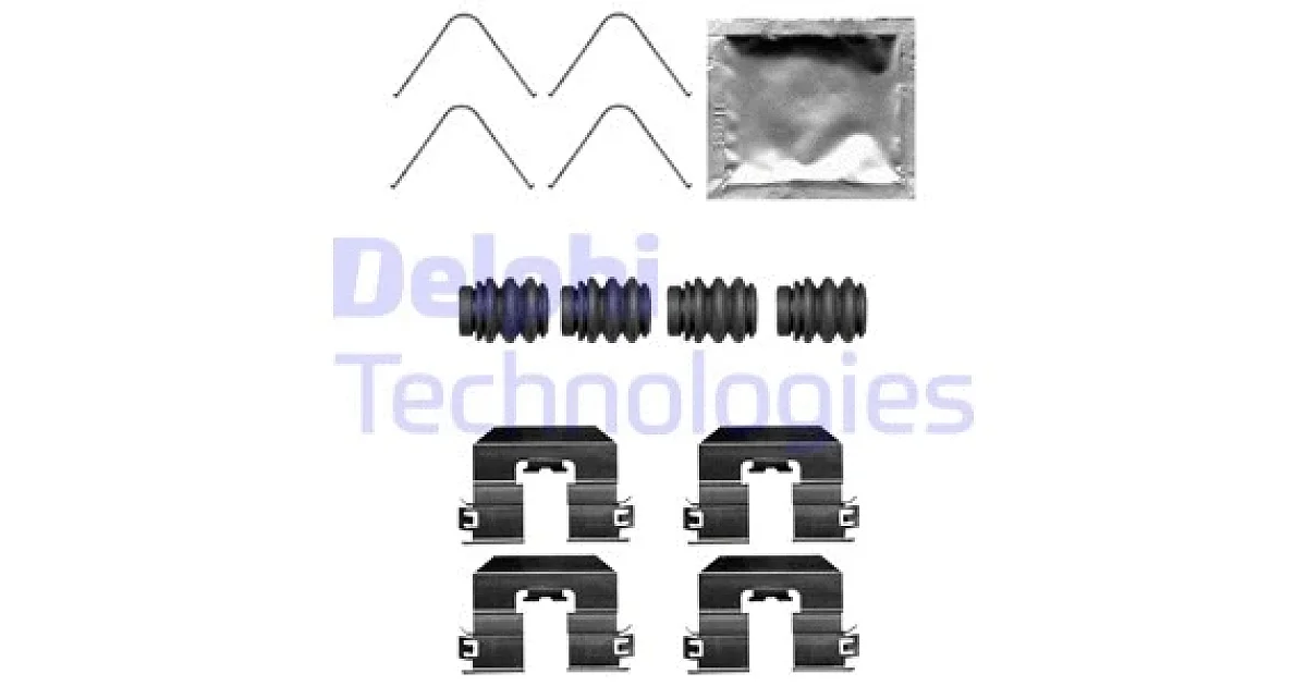 DELPHI LX0706, Комплектующие, колодки дискового тормоза