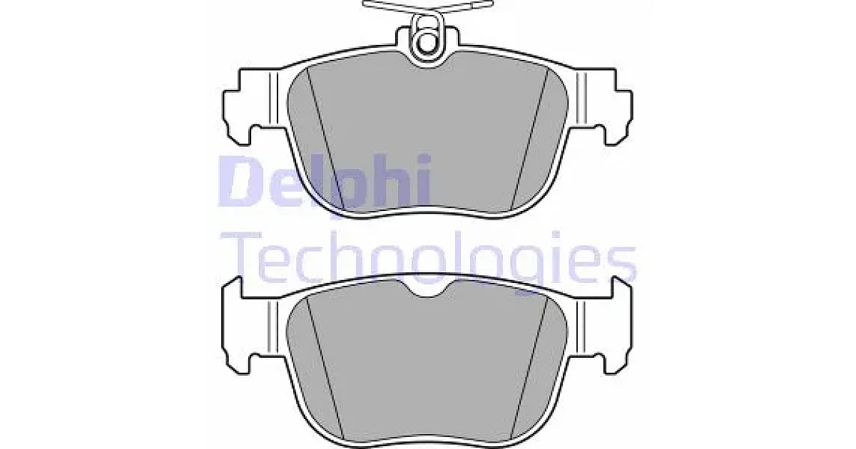DELPHI LP3674, Комплект тормозных колодок, дисковый тормоз