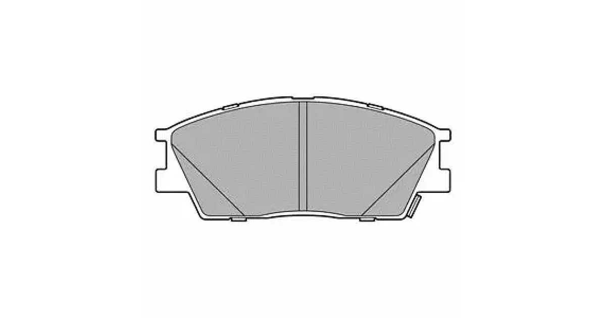 DELPHI LP3645, Комплект тормозных колодок, дисковый тормоз