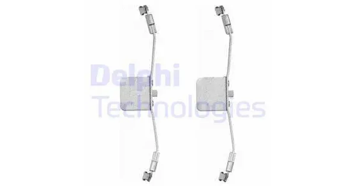 DELPHI LX0397, Комплектующие, колодки дискового тормоза