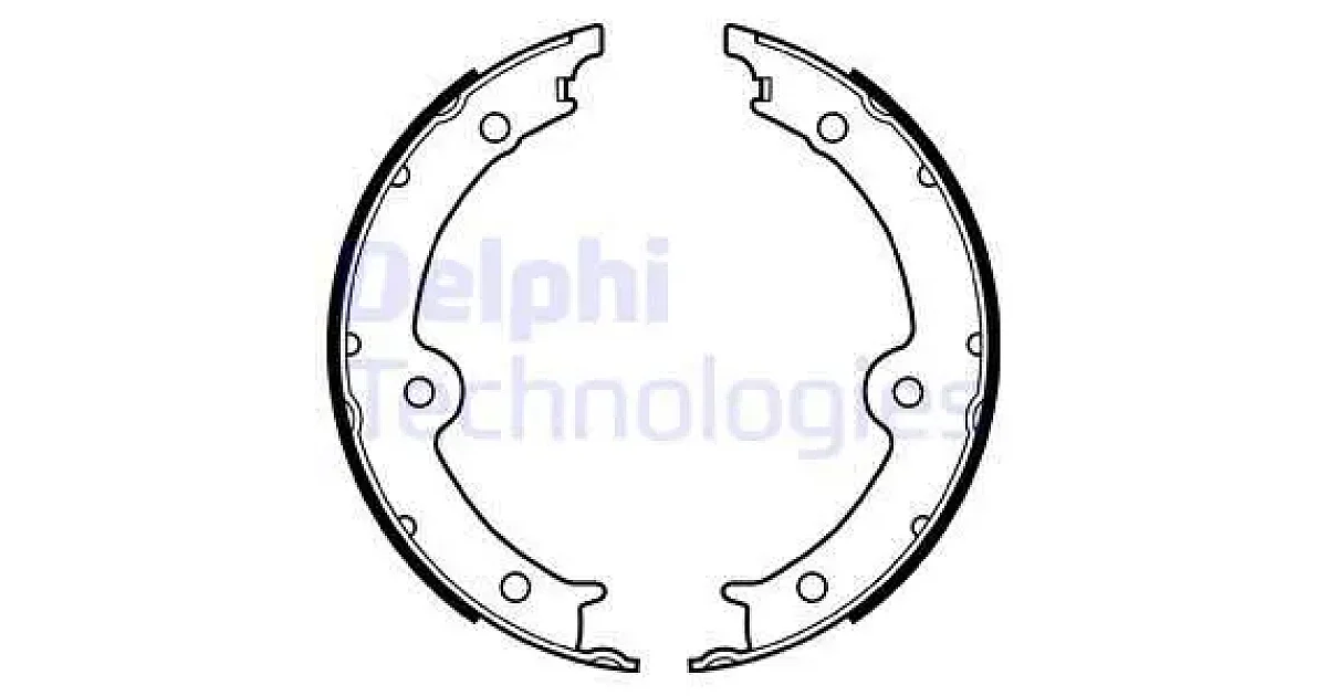 DELPHI LS2131, Комплект тормозных колодок