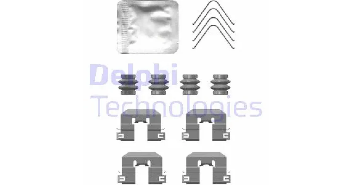 DELPHI LX0764, Комплектующие, колодки дискового тормоза