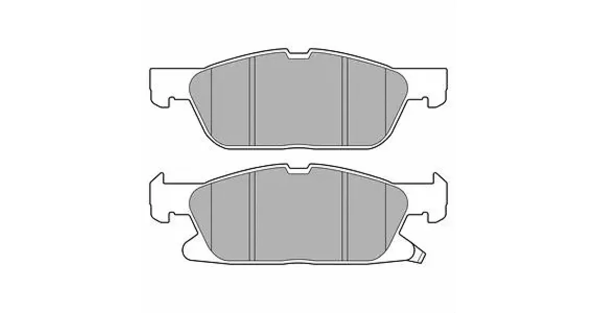 DELPHI LP3643, Комплект тормозных колодок, дисковый тормоз