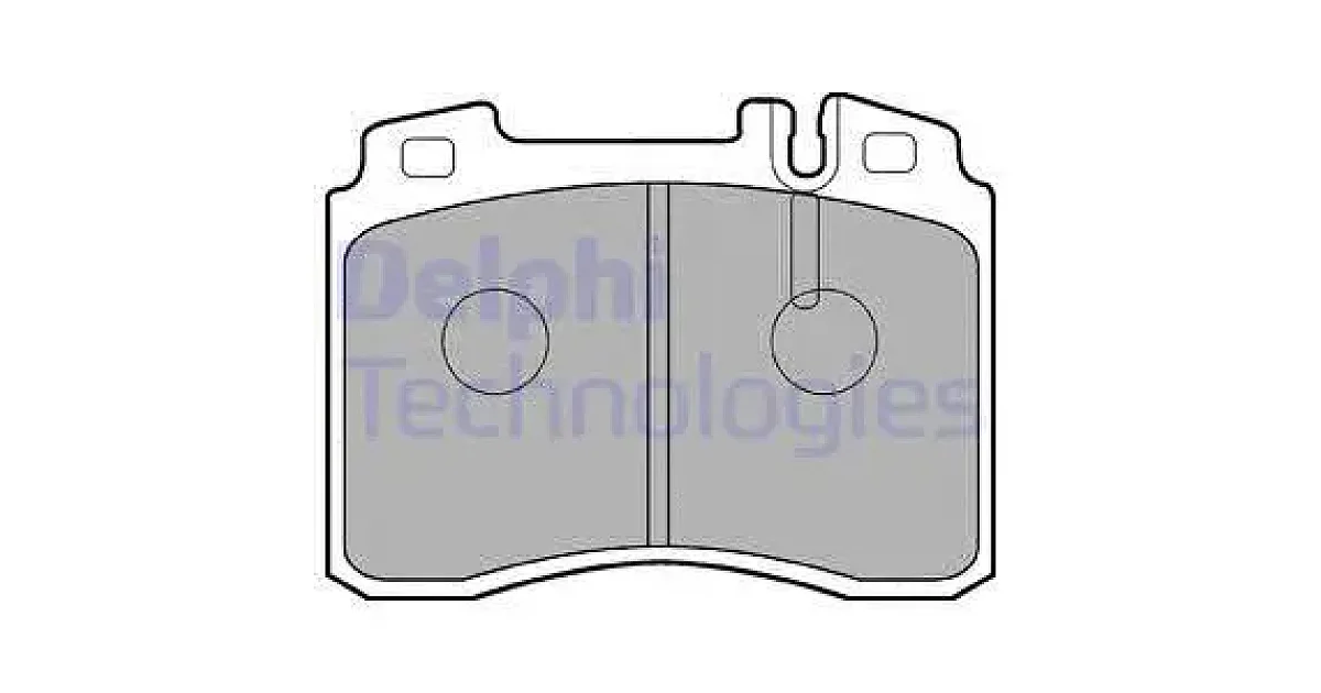 DELPHI LP844, Комплект тормозных колодок, дисковый тормоз